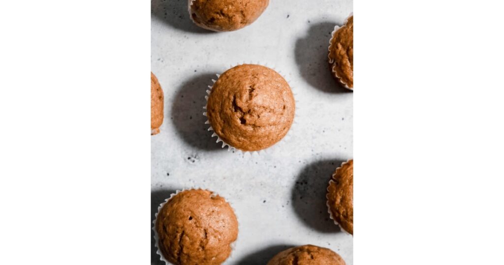 Eight Sourdough Banana muffins