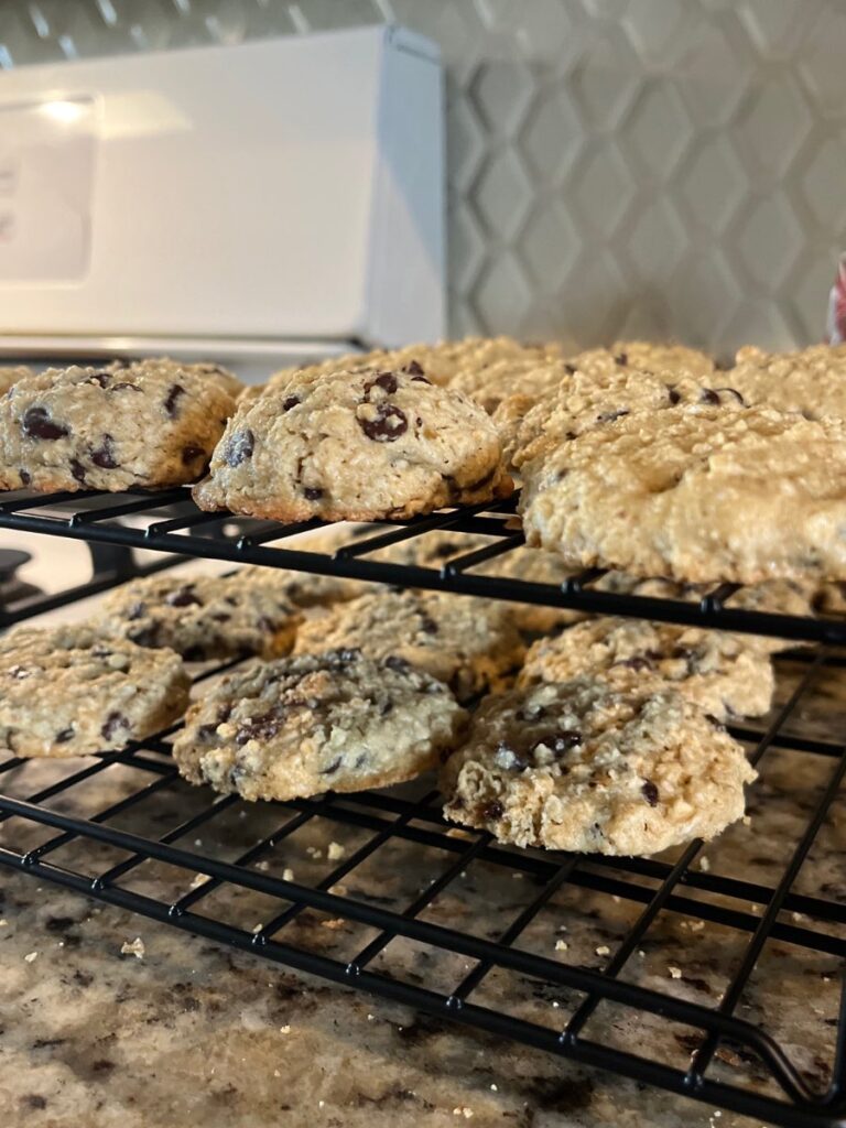 sourdough lactation cookies cooling - 1