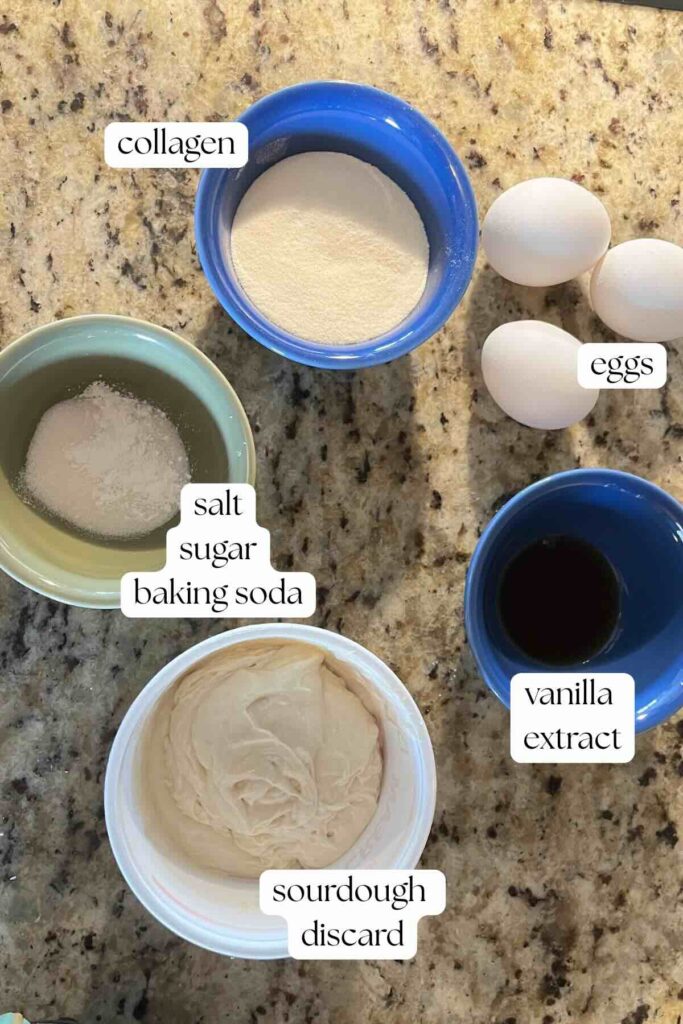 high protein sourdough waffle ingredients.