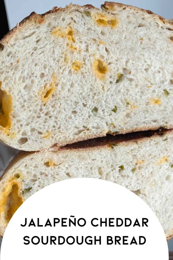 sourdough bread with jalapeños and explanation.