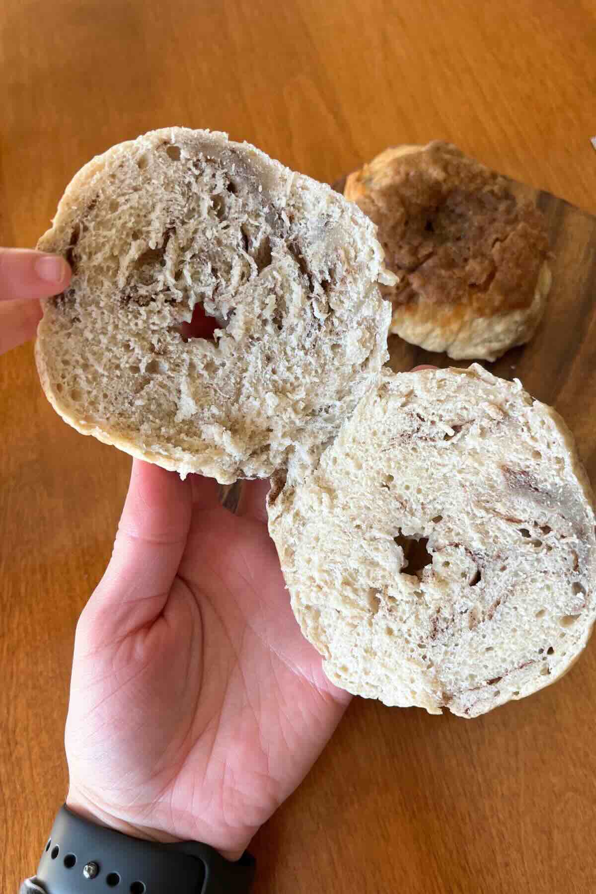 apple cinnamon bagels.