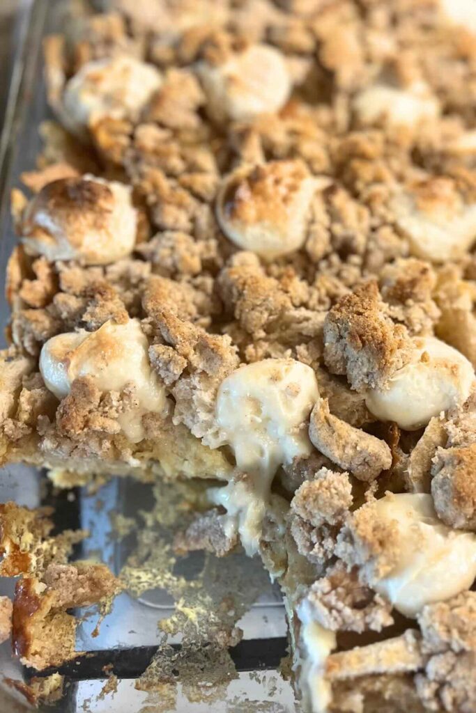 sourdough. bread pudding.