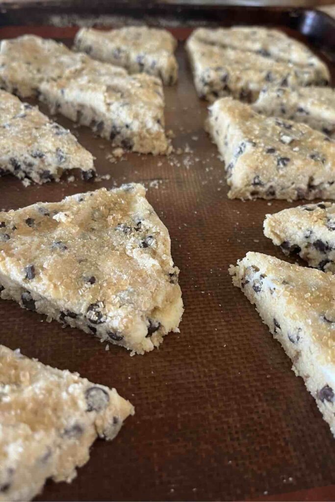 shape sourdough scones.