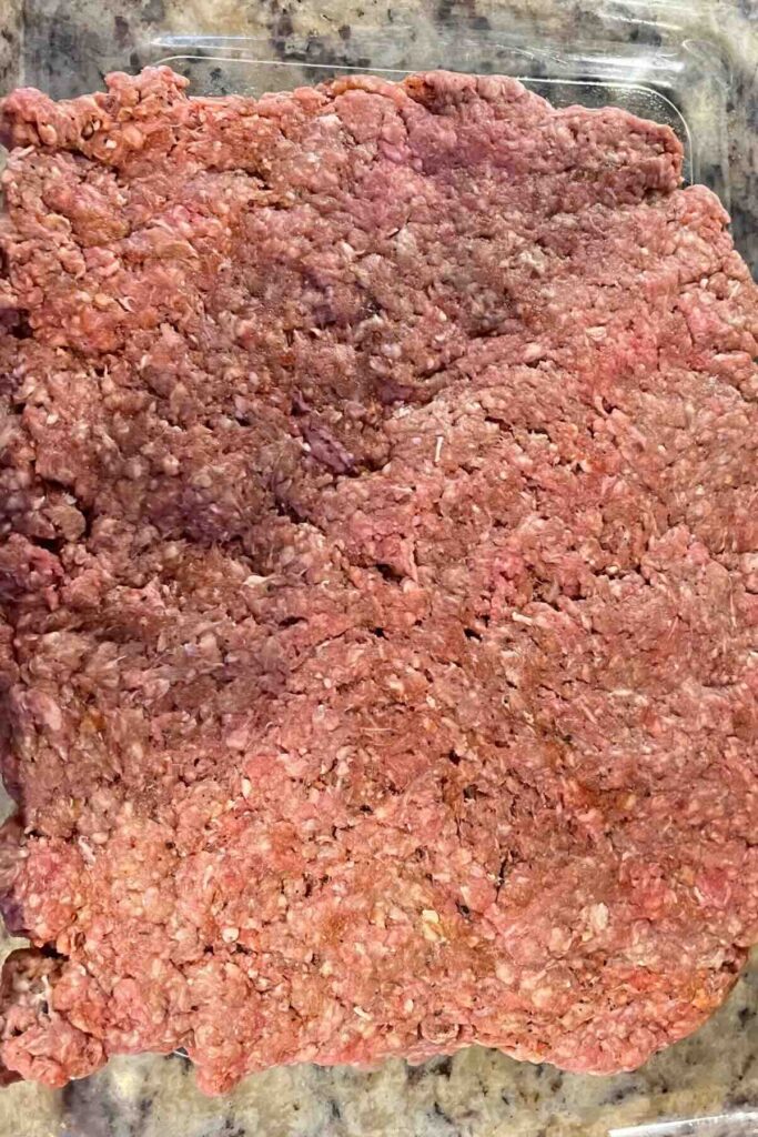 season burger meat.
