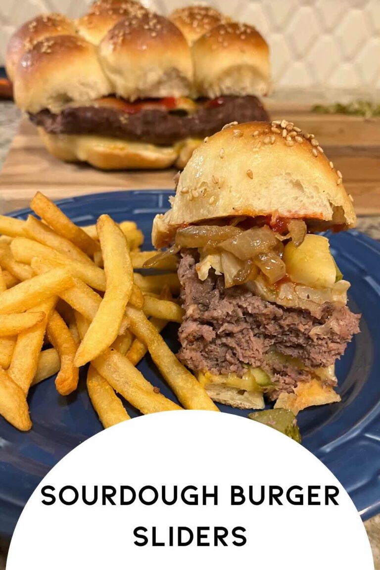 sourdough burger sliders pin.